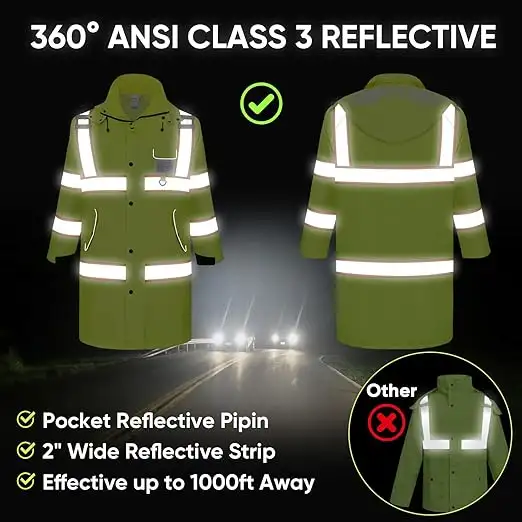 TICONN Reflective Rain Jacket - 71vyfnro9ol._ac_sx522_